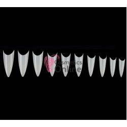 Tipsuri stiletto 100 bucati fara bordura Crem TPS52